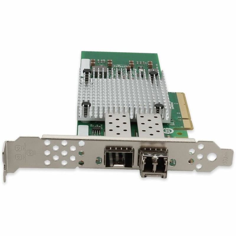 AddOn Intel E10G42BFSR Comparable 10Gbs Dual SFP+ Port 300m Network Interface Card with 2 10GBase-SR SFP+ Transceivers