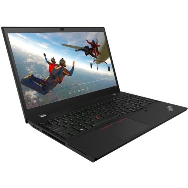 Lenovo ThinkPad T15p Gen 1 20TN000GUS 15.6" Touchscreen Notebook - Full HD - Intel Core i7 10th Gen i7-10750H - 16 GB - 256 GB SSD - English (US) Keyboard - Glossy Black