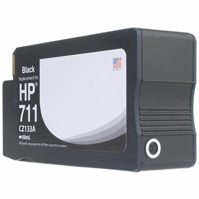 WF Remanufactured Black Wide Format Ink Cartridge for HP 711 (CZ129A) - Thumbnail 1