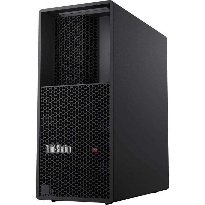 Lenovo ThinkStation P3 30GS006PUS Workstation - 1 x Intel Core i7 13th Gen i7-13700K - 32 GB - 1 TB SSD - Tower - Thumbnail 2