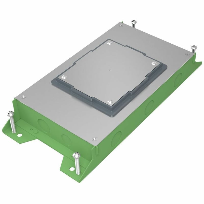 Wiremold RFBA 2-Gang Shallow Floor Box - On Grade - Thumbnail 2