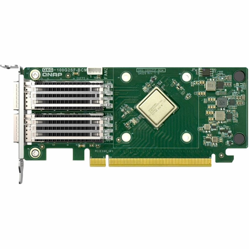 QNAP QXG-100G2SF-BCM Dual-port, 100 GbE Network Expansion Card