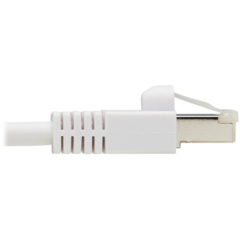 Eaton Tripp Lite Series Safe-IT Cat6a 10G Snagless Antibacterial S/FTP Ethernet Cable (RJ45 M/M), PoE, White, 25 ft. (7.62 m) - Thumbnail 5