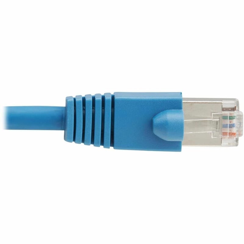 Eaton Tripp Lite Series Cat8 40G Snagless SSTP Ethernet Cable (RJ45 M/M), PoE, LSZH, Blue, 1.5 m (4.9 ft.) - Thumbnail 5