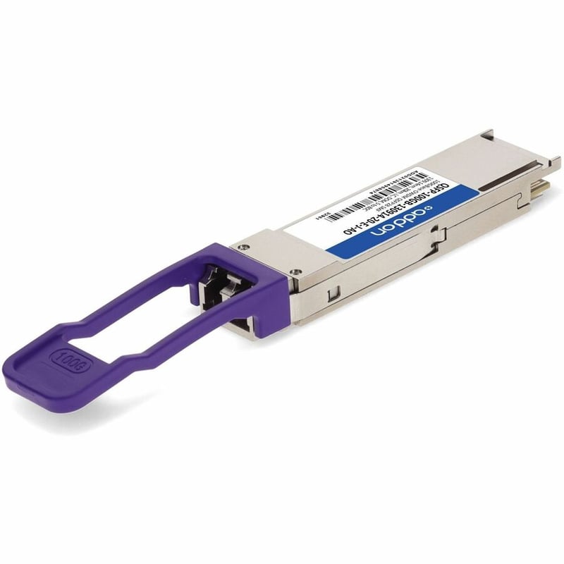 AddOn Juniper Networks® Compatible TAA 100GBase-OWDM QSFP28 Transceiver O-Band Channel OW309 50GHz (SMF, 1309.14nm, 20km, LC, DOM, -5 to +80C) - Thumbnail 5
