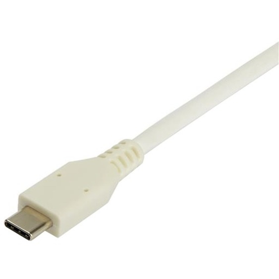 StarTech.com USB C to Gigabit Ethernet Adapter with USB A Port - White 1Gbps NIC USB 3.0/3.1 Type C to RJ45 Port/LAN Network Adapter TB3 - Thumbnail 2