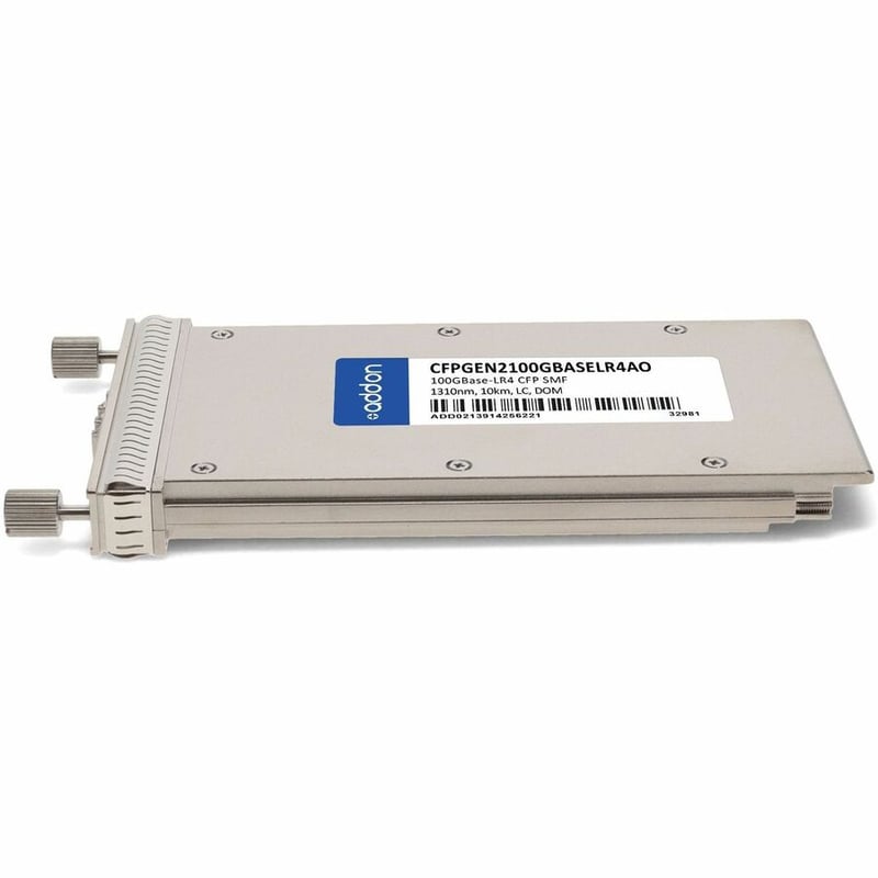 AddOn Juniper Networks® CFP-GEN2-100GBASE-LR4 Compatible TAA Compliant 100GBase-LR4 CFP Transceiver (SMF, 1310nm, 10km, LC, DOM) - Thumbnail 2
