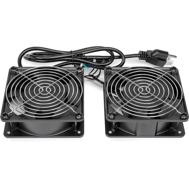 SolidRack Two (2) Fan Set for Wall Rack Cabinet US - Thumbnail 1