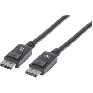 Manhattan DisplayPort Male/Male Monitor Cable, 10', Black - Thumbnail 1