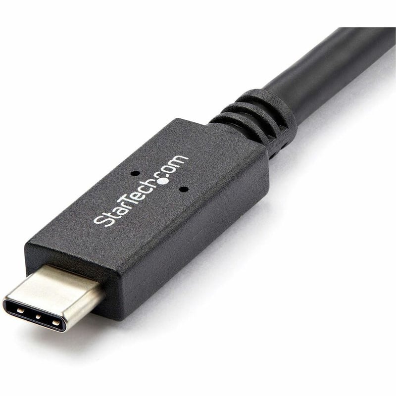 StarTech.com 1m 3 ft USB C Cable with Power Delivery (5A) - M/M - USB 3.1 (10Gbps) - USB-IF Certified - USB Type C Cable - USB 3.2 Gen 2 - Thumbnail 3