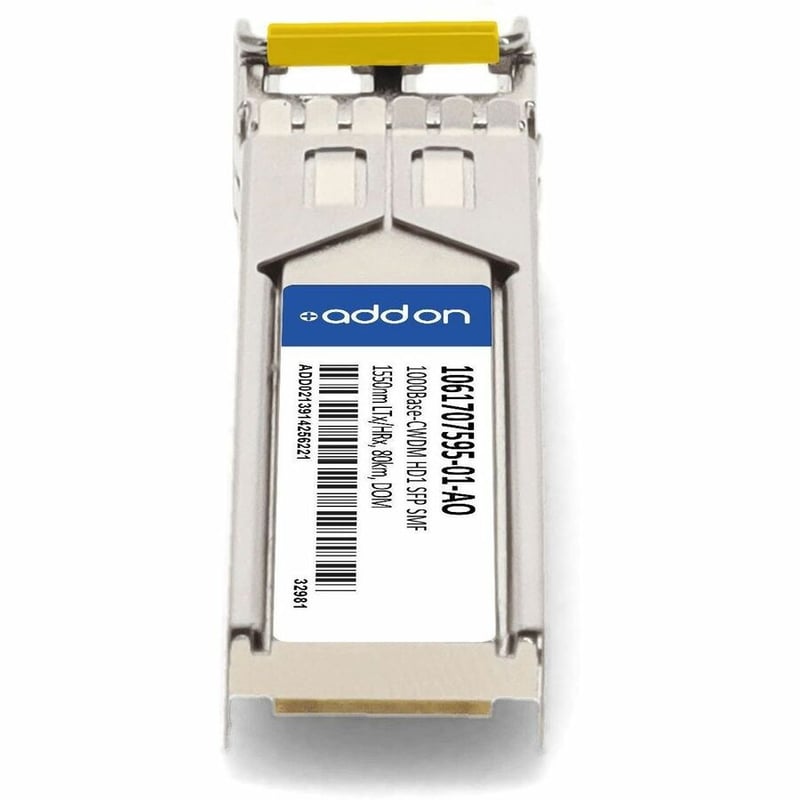 AddOn ADVA® 1061707595-01 Compatible TAA 1000Base-CWDM HD1 SFP Transceiver (SMF, 1550nm LTx/HRx, 80km, LC, DOM) - Thumbnail 4