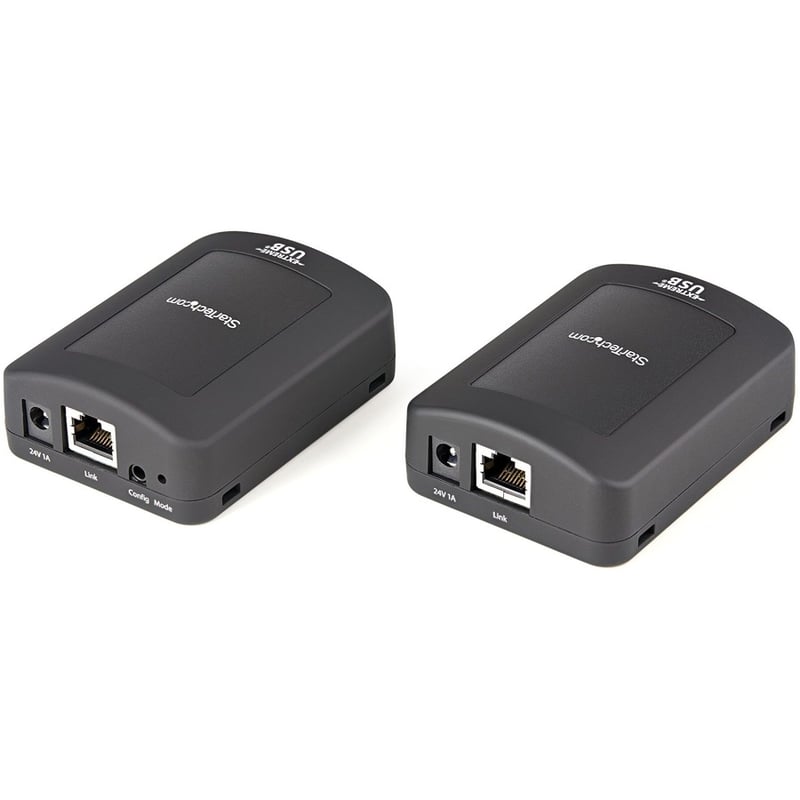 StarTech.com USB 2.0 Extender over Cat5e or Cat6 RJ45 Cable - 330ft/100m USB Extender Adapter Kit w/ ESD - Locally or Remotely Powered - Thumbnail 4