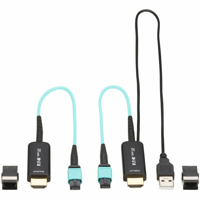 HDMI FIBER EXTENDER TERMINATION MPO FIBER CABLE 4K60HZ 18 GBPS LSZH - Thumbnail 1