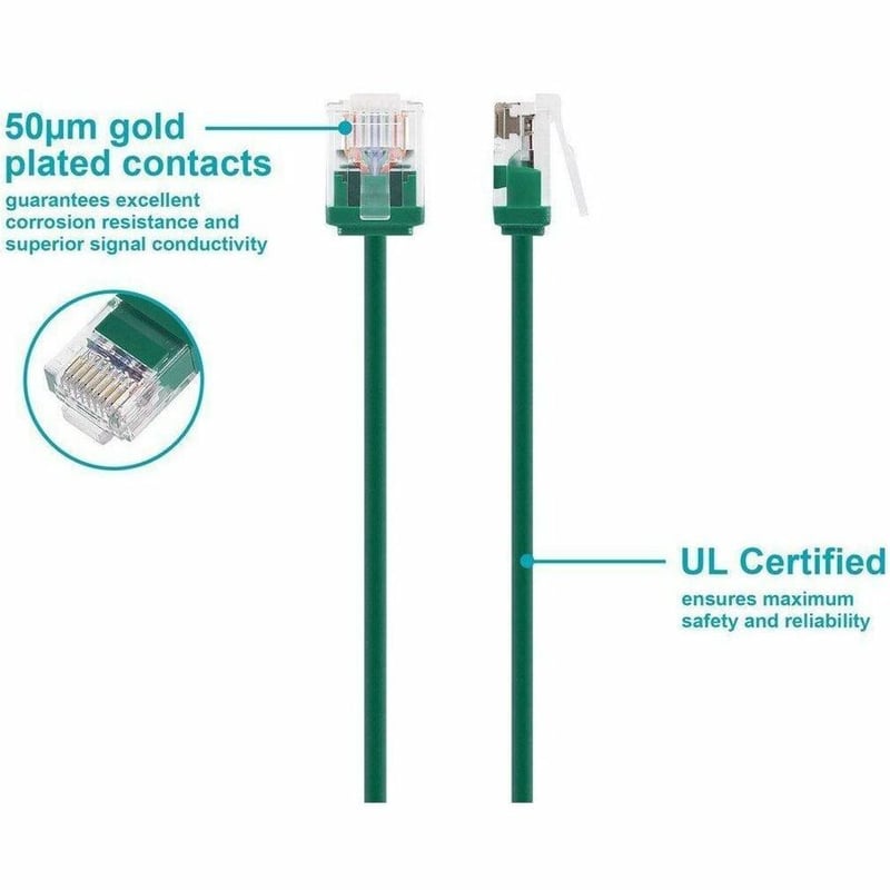 MICRO SLIMRUN CAT6 ETHERNET PATCH CABLE - Thumbnail 3