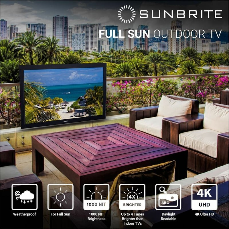 SunBriteTV Pro 2 SB-P2-49-4K 49" Smart LED-LCD TV - 4K UHDTV - High Dynamic Range (HDR) - Powder Coated Aluminum - Thumbnail 2