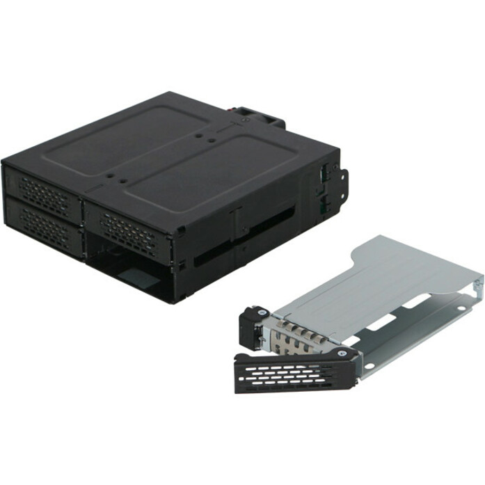 Icy Dock ToughArmor MB607SP-B Drive Enclosure for 5.25" - Serial ATA/600 Host Interface Internal - Black - Thumbnail 5