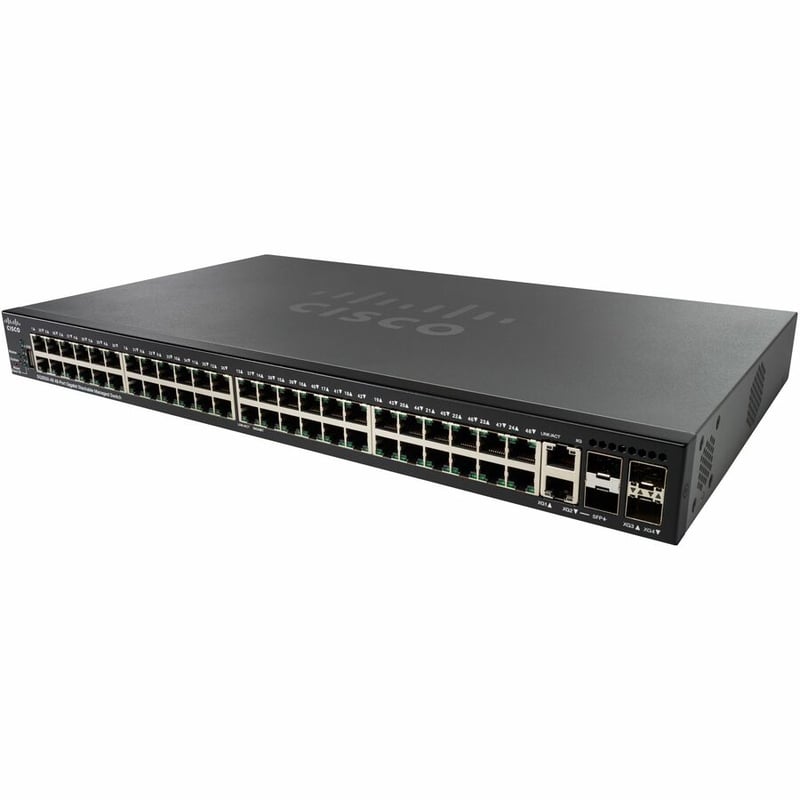 CISCOSG350X48MP48PORTGIGABITPOESTACKABLESWITCHREMANUFACTURED - Thumbnail 3