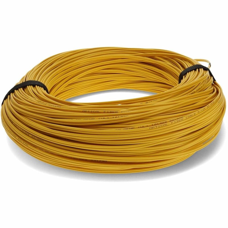 AddOn 74m SC to LC Yellow OS2 Duplex OFNR (Riser-Rated) SMF Fiber Patch Cable - Thumbnail 4