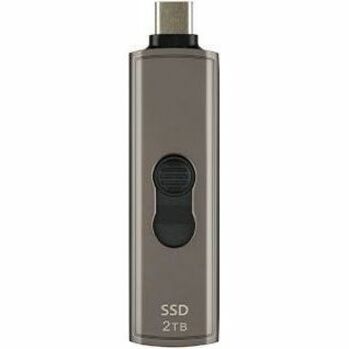 Transcend ESD330C 2 TB Portable Solid State Drive - External - Dark Grayish Brown - Thumbnail 2