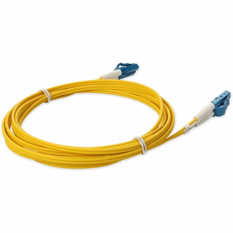 AddOn 0.5m LC to LC Yellow OS2 Duplex LSZH SMF Fiber Patch Cable - Thumbnail 5
