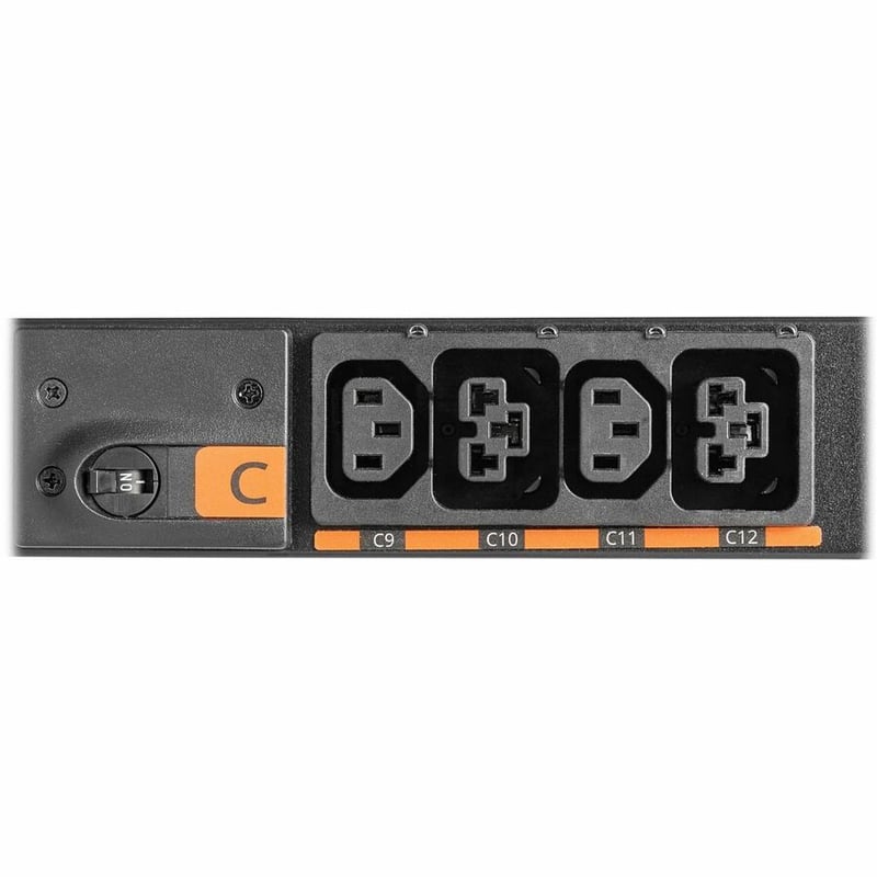 Eaton Metered Outlet Rack PDU G4, 0U, 32U, universal Input, 5-23kW, 15-55A, 200-415V, 24 Outlets (12) C13 (12) C19 - Thumbnail 4