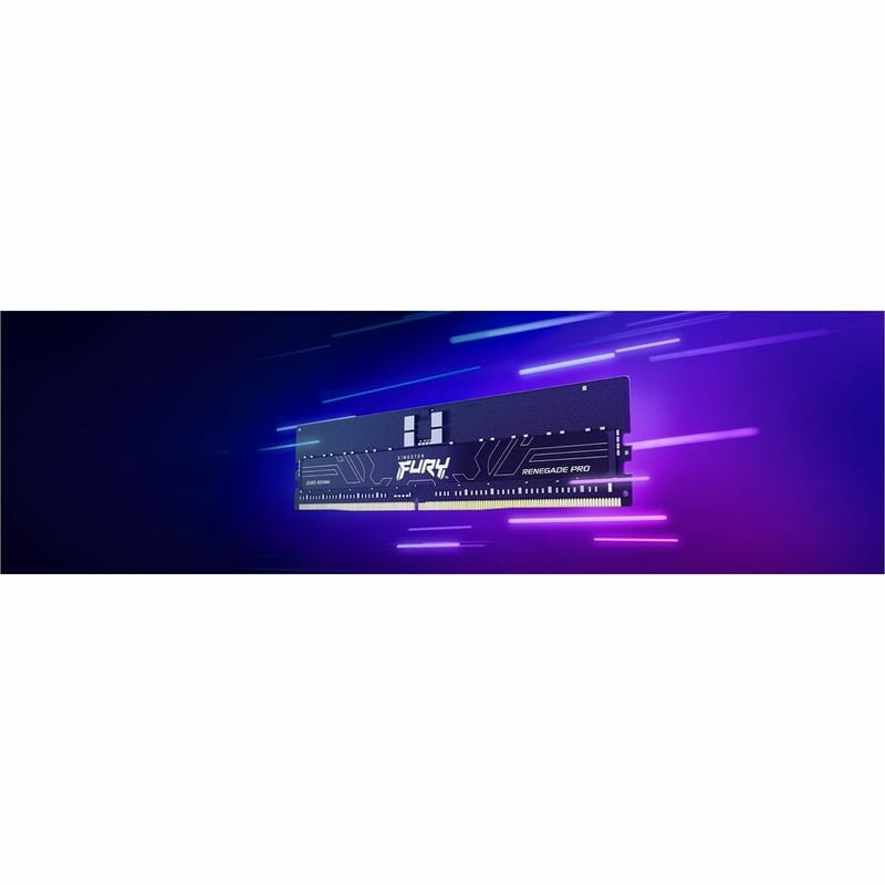 Kingston 128GB (4 x 32GB) DDR5 5600MT/s CL28 FURY Renegade Pro RDIMM Black EXPO - Thumbnail 2