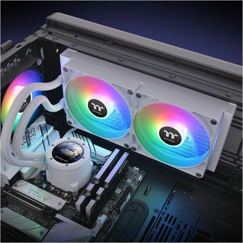 Thermaltake TH280 V2 Ultra ARGB Sync All-In-One Liquid Cooler - Snow Edition - Thumbnail 5