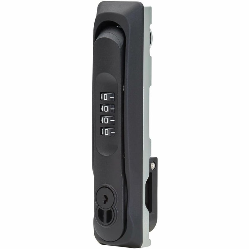 Eaton Tripp Lite Series SmartRack Locking Door Handle for Server Rack Cabinets - Front and Back Doors, 4-Digit Combination Lock, SFIC Lock Core, 2 Keys