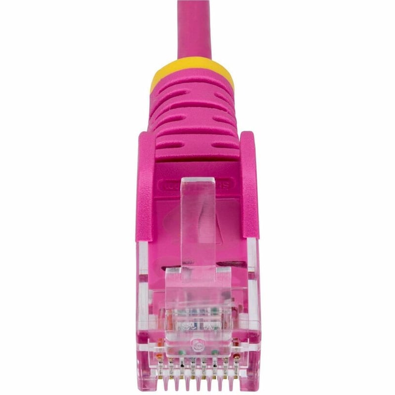 SLIM CAT6 CABLE PINK LSZH SLIM SNAGLESS RJ45 UTP PATCH CABLE
