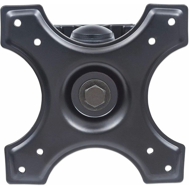 Wall Mount for TV & Monitors (Tilt and Swivel 2 pivots), For screens 13" to 27" , VESA compatability: 75x75mm and 100x100mm - check the dimensions of the four mounting holes on back of screen to ensure it fits, Max 12kg, Black, Bracket - Thumbnail 3