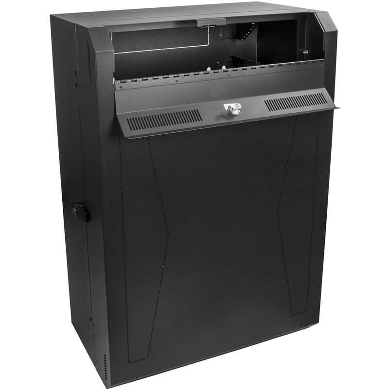 StarTech.com 8U 19" Vertical Wall Mount Server Rack Cabinet Enclosure - Low Profile (15") - 30" Deep Locking w/2U for Network IT Equipment - Thumbnail 4