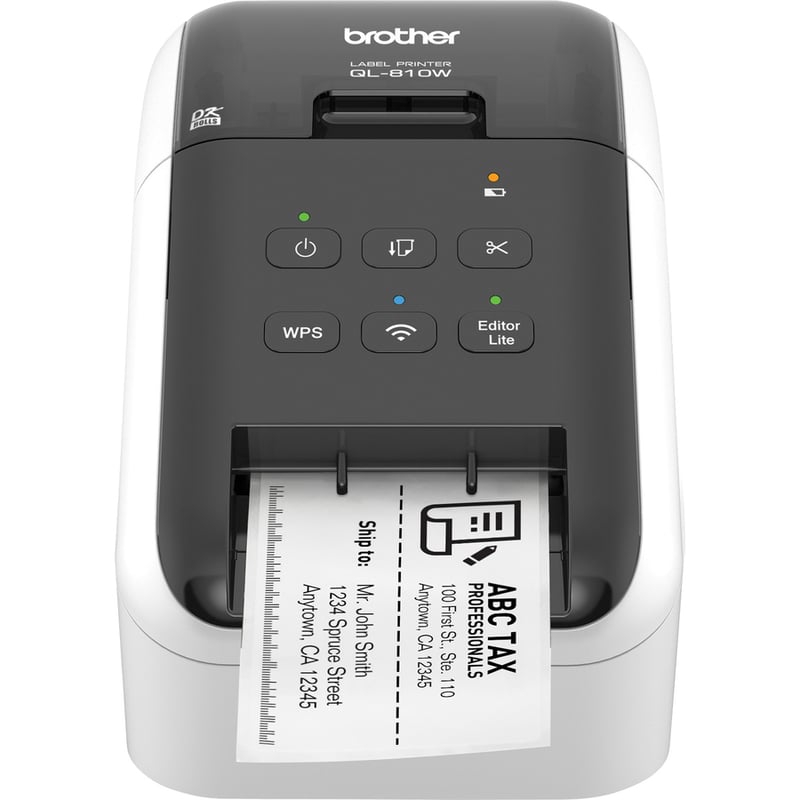Brother QL-810W Wireless Label Printer - Direct Thermal - Monochrome - Thumbnail 3