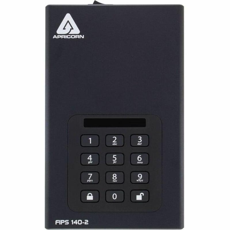24TB AEGIS PADLOCK DT FIPS SECURE USB 3.0 256-BIT AES HW ENCRY - Thumbnail 3
