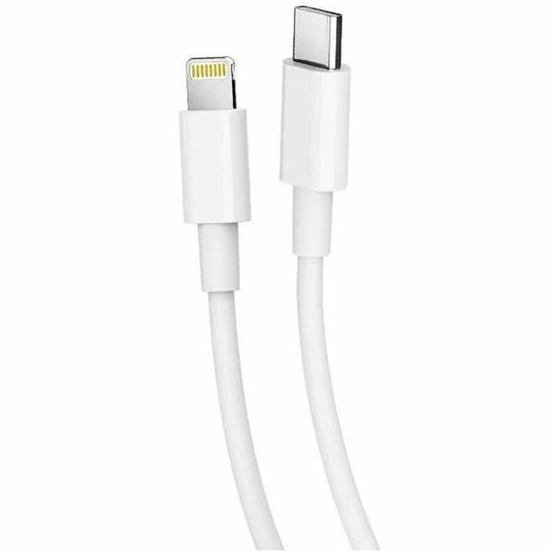 1FT USBC TO LIGHTNING MFI CABLE CHARGING AND DATA TRANSFER WHITE - Thumbnail 2