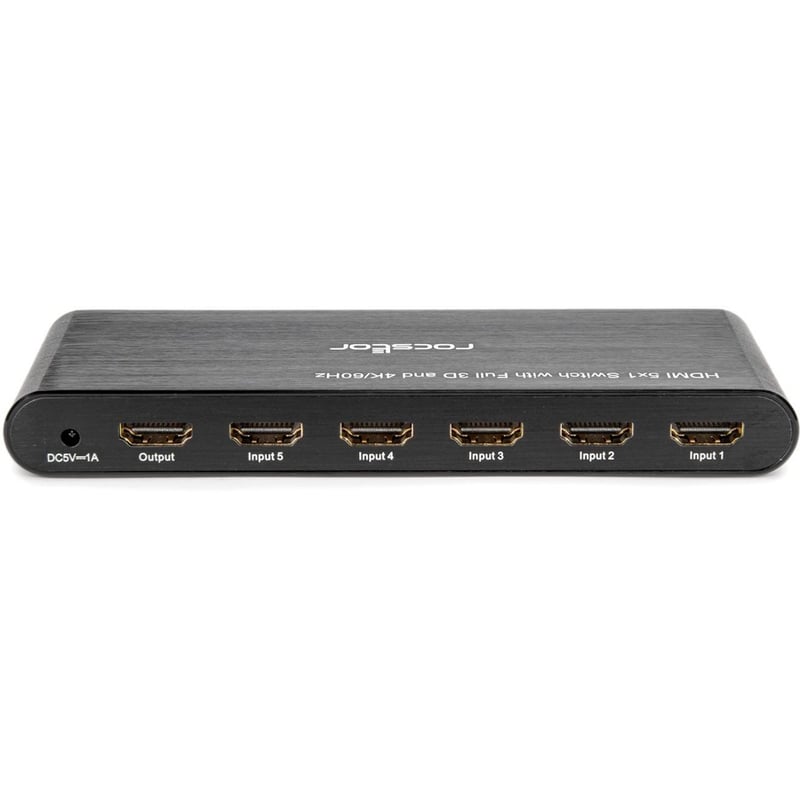 Rocstor 5 Port HDMI (2.0) Splitter 4K/60Hz Supports HDR & (EDID) - Thumbnail 4