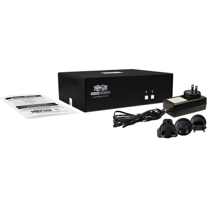 Tripp Lite series Secure KVM Switch, 2-Port, Dual Head, HDMI to HDMI, 4K, NIAP PP4.0, Audio, TAA - Thumbnail 2