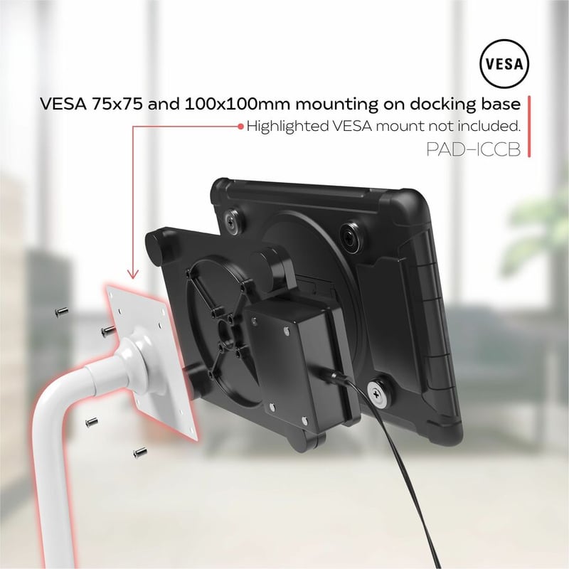 CTA Digital Inductive Charging Case for iPad 10.2 7th & 8th Generation, iPad Pro 10.5-Inch and iPad Air 3 (Black) - Thumbnail 3
