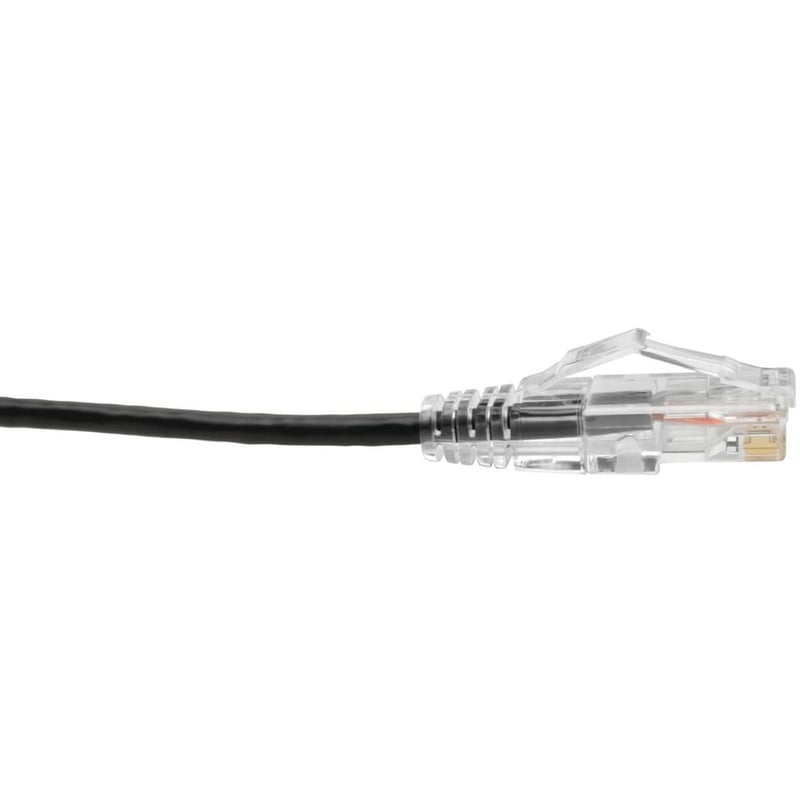 Eaton Tripp Lite Series Cat6 Gigabit Snagless Slim UTP Ethernet Cable (RJ45 M/M), PoE, Black, 3 ft. (0.91 m) - Thumbnail 4