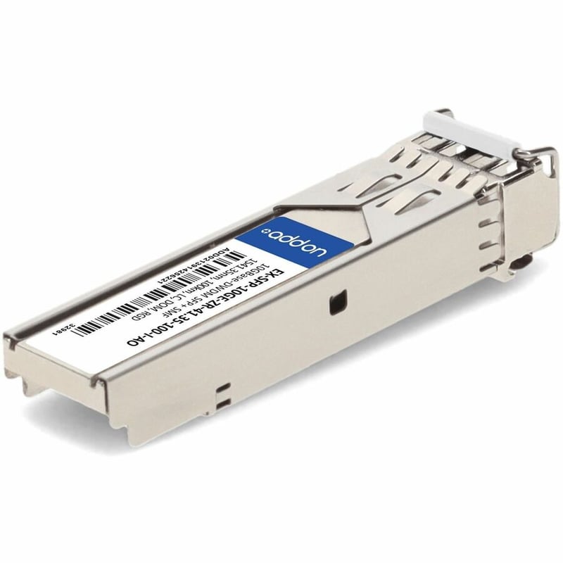AddOn Juniper Networks® EX-SFP-10GE-ZR-41.35-100-I Compatible TAA 10GBase-DWDM SFP+ Transceiver (SMF, 1541.35nm, 100km, LC, DOM, -40 to 85C) - Thumbnail 5
