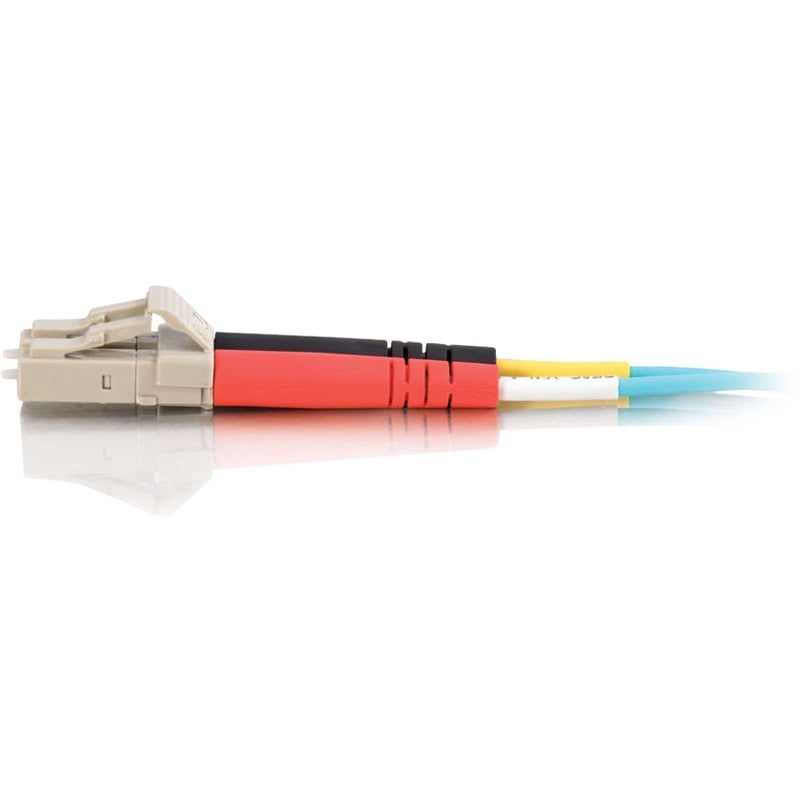 9M FIBER LC/LC 50/125 PVC DUPLEX OM3 10GB AQUA CABLE - Thumbnail 2