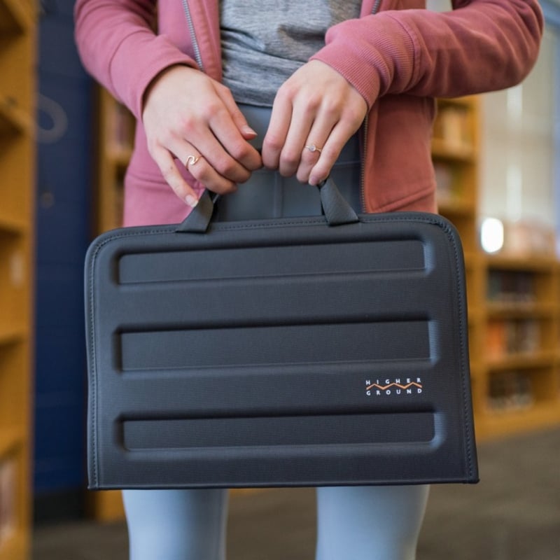 Higher Ground Datakeeper DK013GRYCS Carrying Case for 13" Notebook, Chromebook - Gray - Thumbnail 3