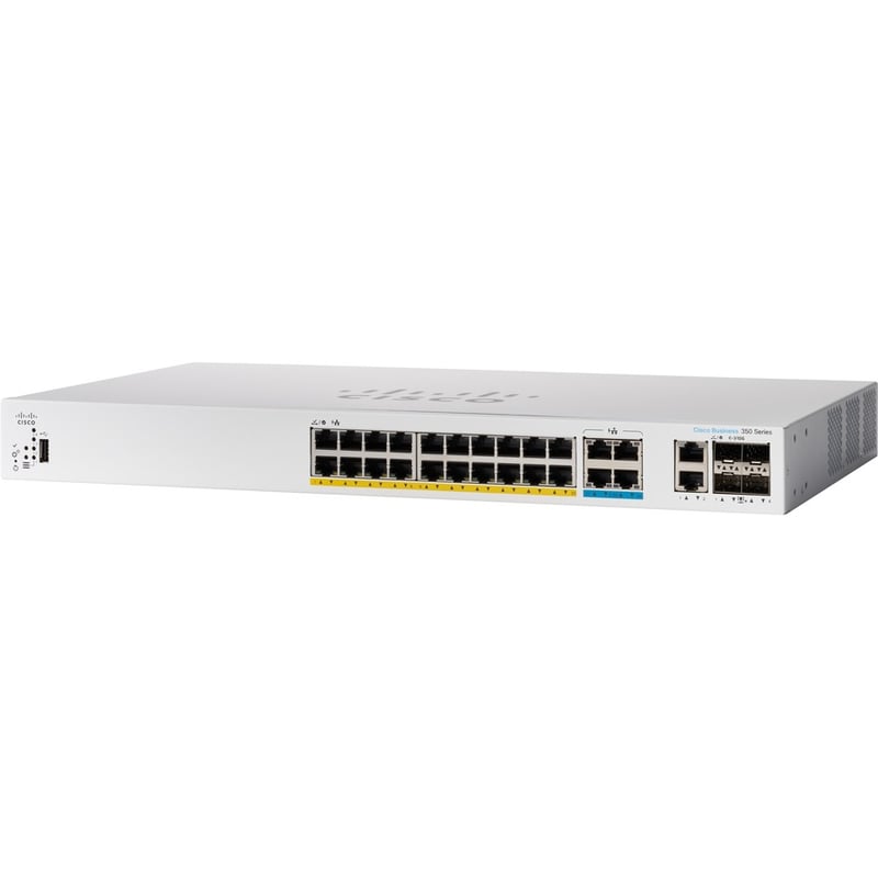CBS350MNGD4-PRT2.5GE20-PRTGEPOE4X10GSFP+ REMANUFACTURED - Thumbnail 2