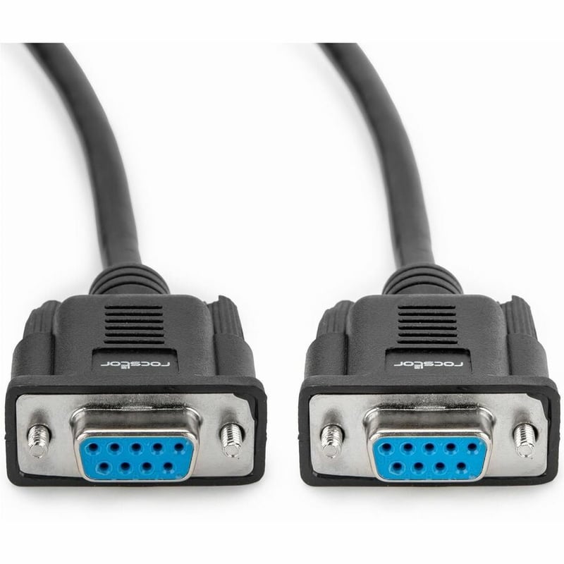 6.56FT (2M) DB9 RS232 CABLE DB9 RS232 SERIAL NULL MODEM - F/F - Thumbnail 3