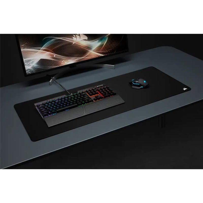 Corsair MM350 PRO Premium Spill-Proof Cloth Gaming Mouse Pad - Extended XL, Black