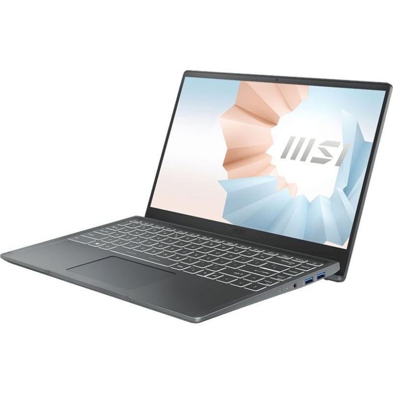 MSI Modern 14 B11SB-084 14" Notebook - Full HD - 1920 x 1080 - Intel Core i5 11th Gen i5-1135G7 900 MHz - 8 GB Total RAM - 1 TB SSD - Carbon Gray - Thumbnail 1