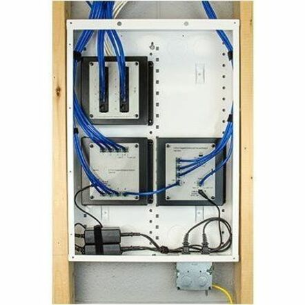 On-Q 20 inch Hinged Door Cover Metal Enclosure - White - Thumbnail 4