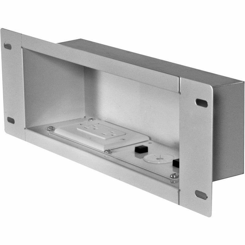 Peerless-AV IBA3AC Mounting Box for Flat Panel Display - High Gloss Black - Thumbnail 1