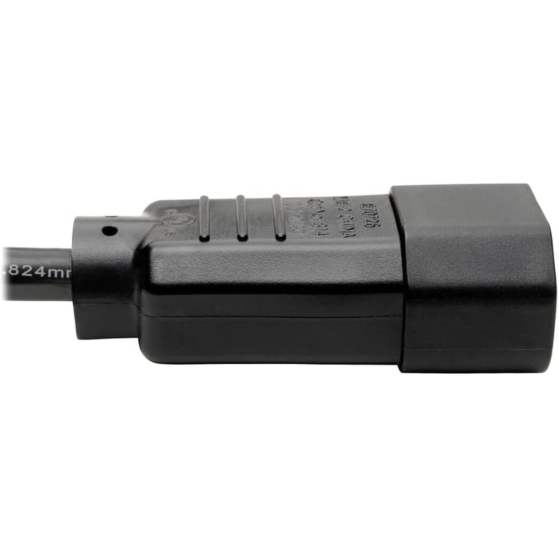 Eaton Tripp Lite Series PDU Power Cord, C13 to C14 - 13A, 250V, 16 AWG, 5 ft. (1.52 m), Black - Thumbnail 3