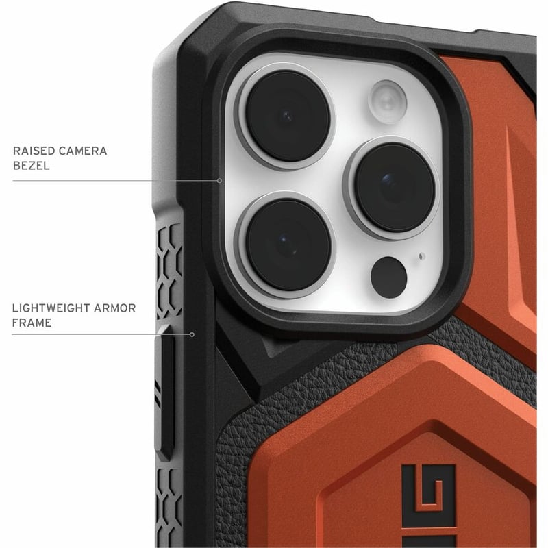 Urban Armor Gear Monarch Pro iPhone 16 Pro Max Case - Rust - Thumbnail 5