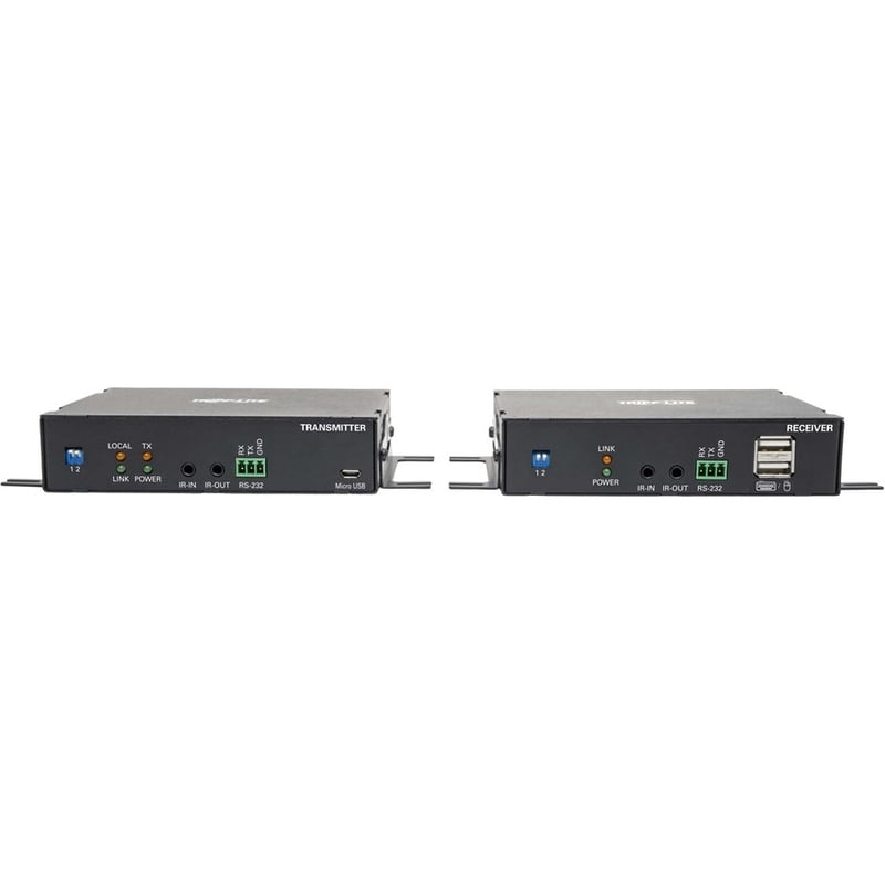 Tripp Lite by Eaton DisplayPort over Fiber Extender Kit Transmitter/Receiver 4K 4:4:4 RS-232 IR Multimode LC 985 ft. (300 m) TAA - Thumbnail 3